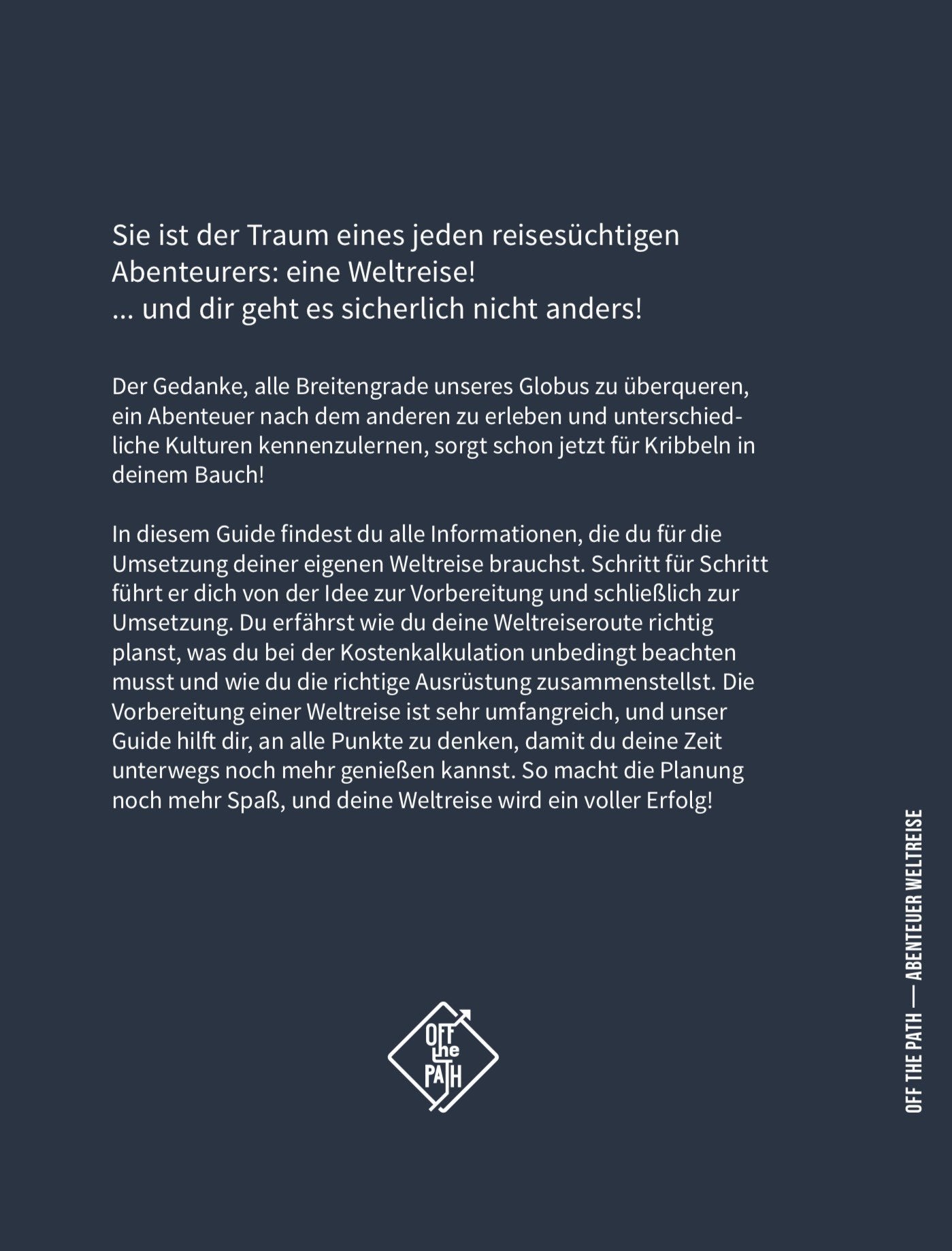 Abenteuer Weltreise – Der umfangreiche Guide zur Planung und Durchführung deiner Weltreise