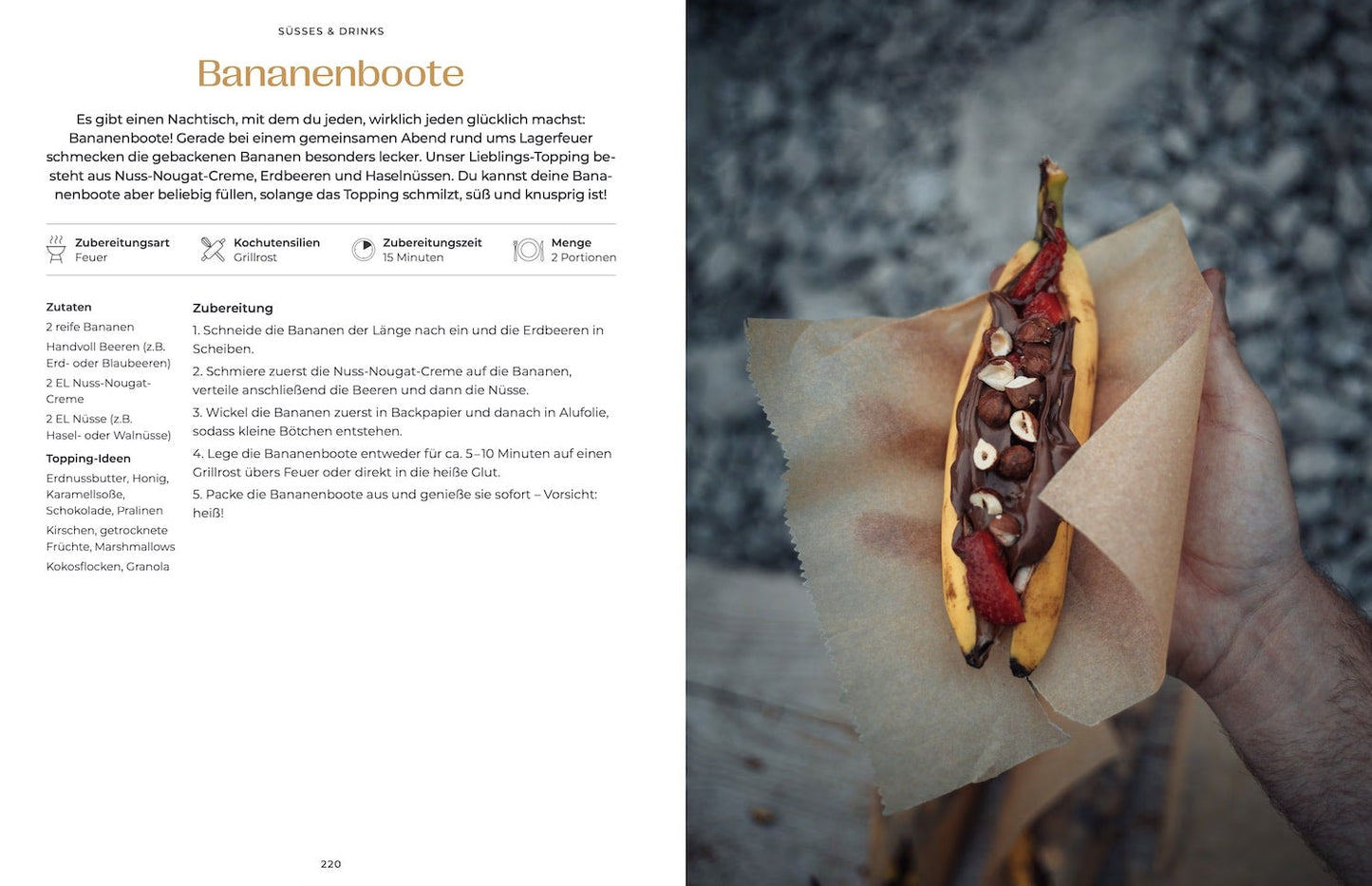 Kochbuch für Camper - 100 Rezepte für deinen nächsten Roadtrip